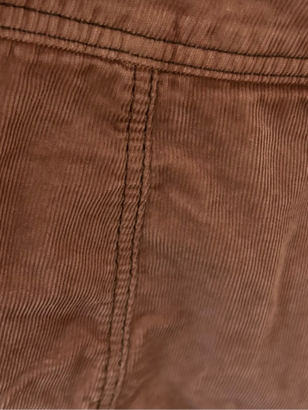 Free People Come A Little Closer Corduroy Button Front Mini Skirt W2 brown - Picture 8 of 8